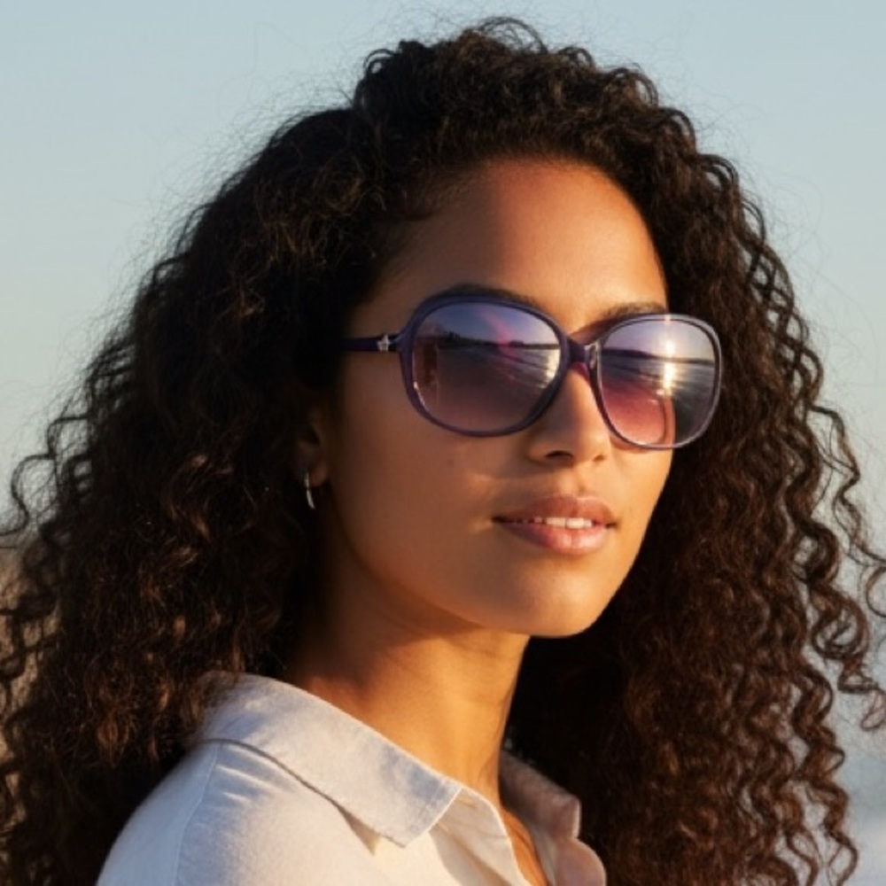 Vivienne Westwood VW76602 Women's Oversized Brown Sunglasses & Case